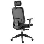 Scaun Birou Ergonomic Joy-H, negru - imagine 3