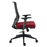 Scaun Birou Ergonomic Joy, bordo - imagine 4